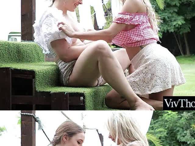 Glamorous latin chick joy her curvy lesbo lover