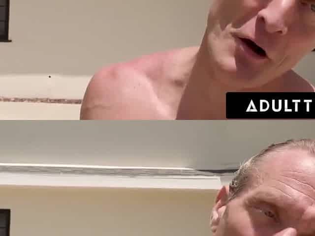 Lana Gets Huge Facial From Nudist Neighbour!