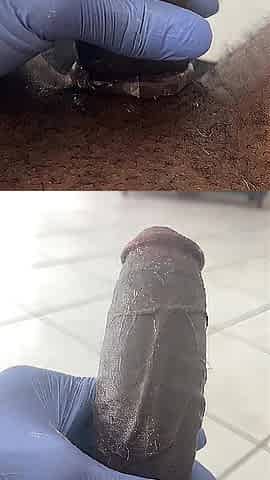 Edging with my glove