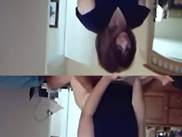 older woman on top at the end this babe shows her large hanging titties