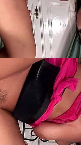 Asian MILF Slut Fists Pussy & Ass, Slams Monster Dildos and Squirts Meters Away!
