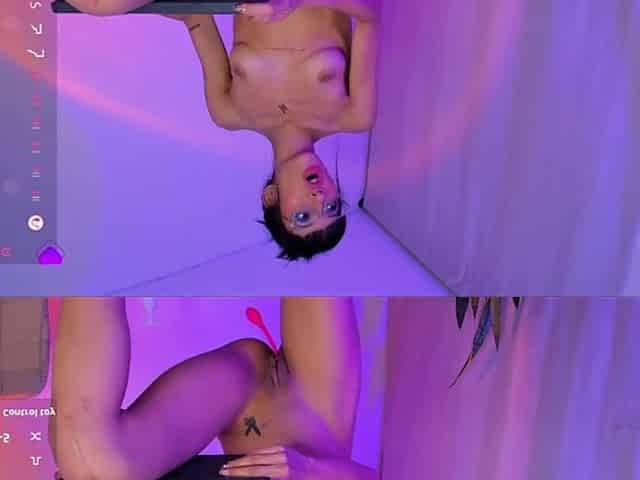 Open My Little Anus Really Well and Open My Pussy for You