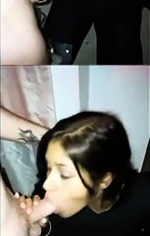 fully clothed latin girl sucks and swallows 2 loads