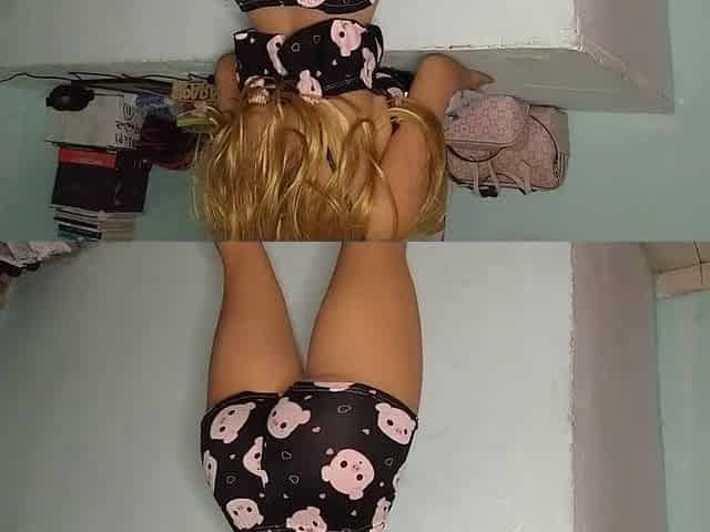 That babe said me to bang her 'coz this babe's in love with my short little ramrod
