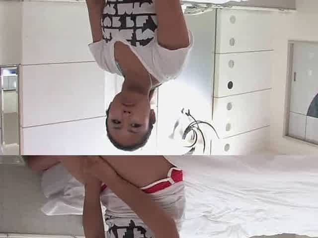 Horny Hairy Asian Cunt Rubbed with Cum
