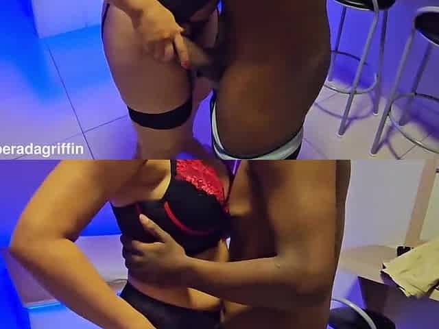 When my wife saw the size of my student's ebony schlong, that babe fell in love