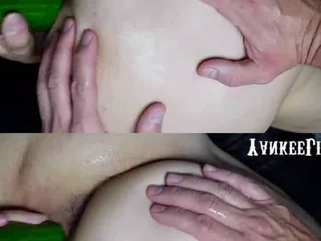 Veggie Fetish: Amateur Cucumber Fisting