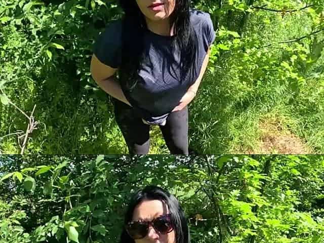 Hot Outdoor Blowjob