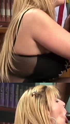 Sarah Jay is a super busty woman and she has an interracial fuck with a black cock