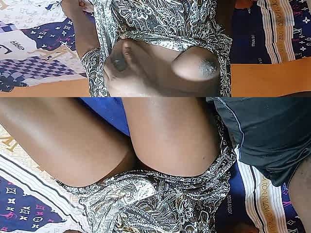 Teen stepdaughter shares room with me while mama is not around