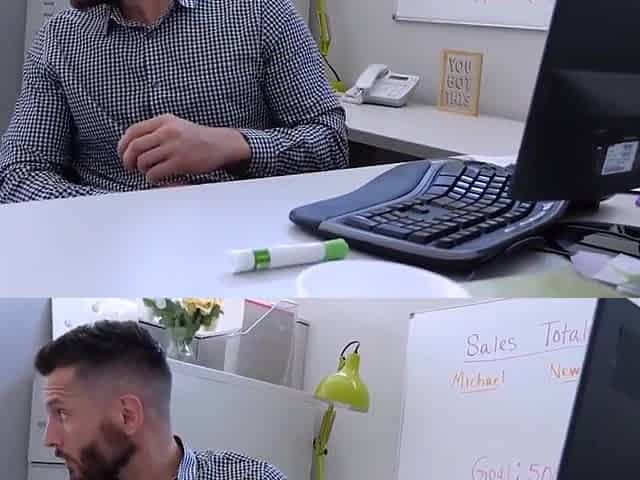 Lena Paul And Mike Mancini In The Porn Office