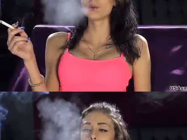 Becky Smoking