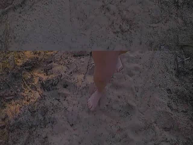 Teen Exploring Latvian Nudist Beach