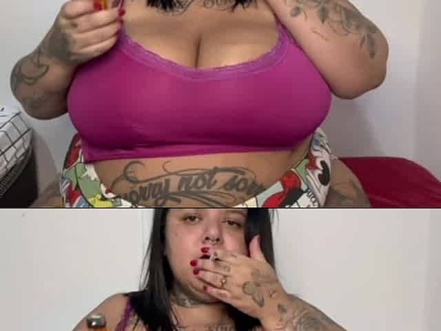 BBW Smoke with Nipple Plugs