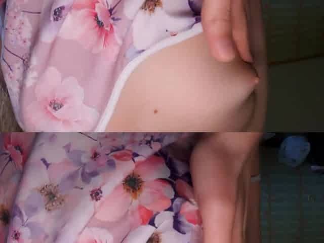 Newlywed's private-homevideo: a girl enjoys jumping on her husband's thick dick to make it cum on her small tits