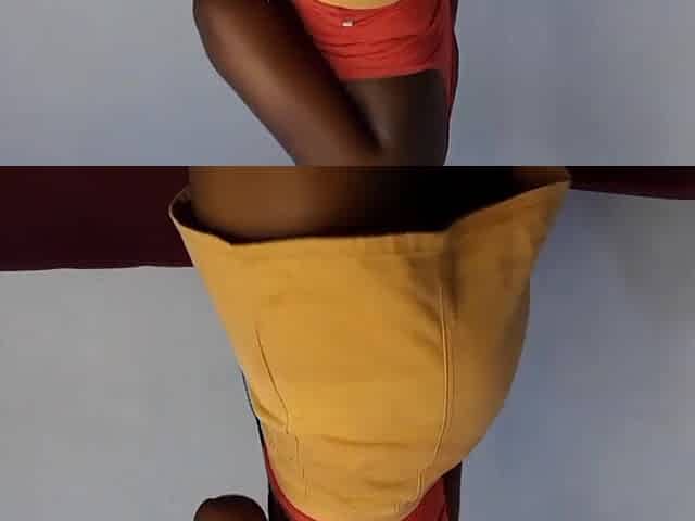 Lascivious ebony hotty with a very worthwhile butt