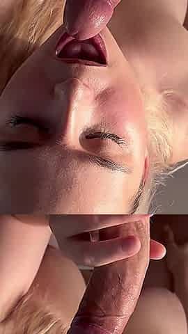 A Compilation of Blowjobs and Cumshots From Chloe Light