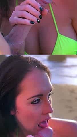 Czech amateur blowjob and fucking POV in public