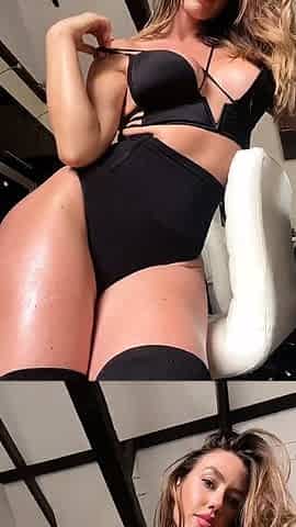 Busty curly brunette with big boobs fucks on couch