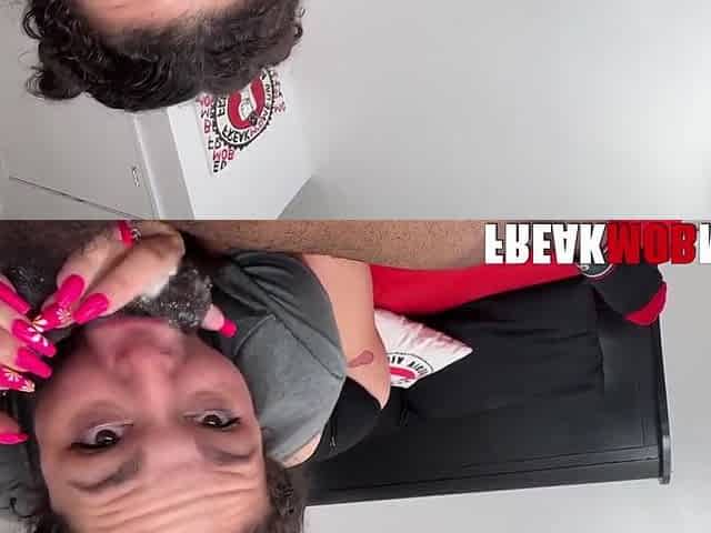 Sloppy Sucking On Big Black Dick 720