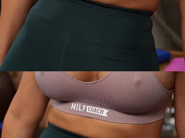 Huge boobs MILF coach Karina King motivates her best player