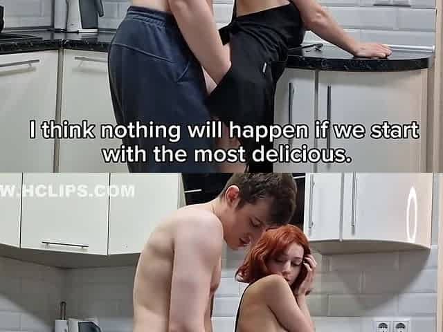 I Fucked A Redhead Babe In The Kitchen Before Dinner