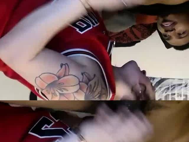 Hairy brunette slut suck cock and takes hard BBC pounding li