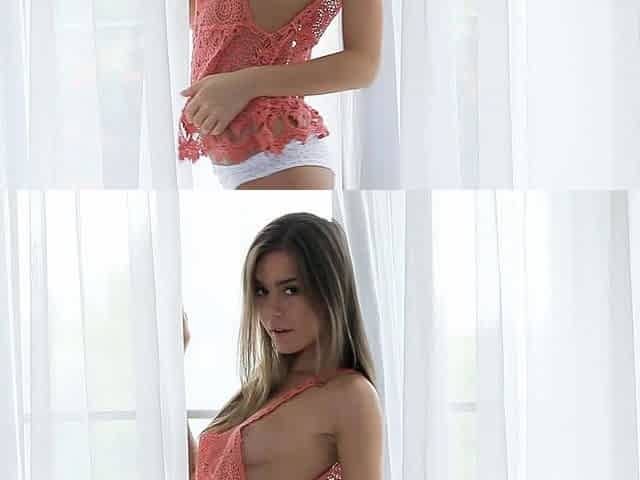 AMATEUR BRUNETTE TEEN NATURAL TIT CAUGHT MASTURBATINg CHEAT