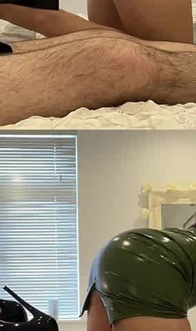 Stepmommy Catches You Wanking with Her Pantyhose