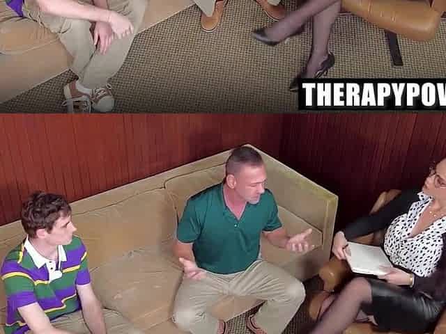 Kinky Therapist Miss Raquel Gets Screwed by Stepson and Stepdad Miss Raquel, Peter Fitzwell, Jodie Johnson