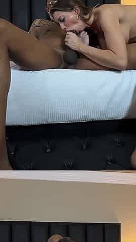Lady Lorreign Interracial Creampie Quickie