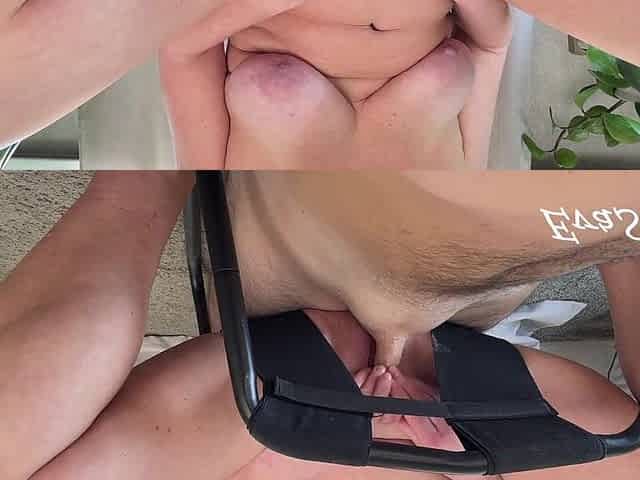 I ride his schlong until I feel the sexy cum inside me