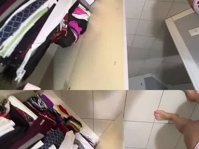 I catch my stepbrother looking at my things I find a better reason to get my ass fucked