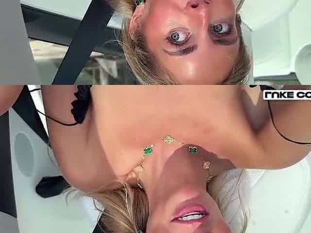 Bonnie Blue Picked Up and Banged In Car Driving