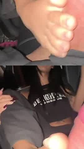 Sex in the Car and Footjob! with Annacherry7