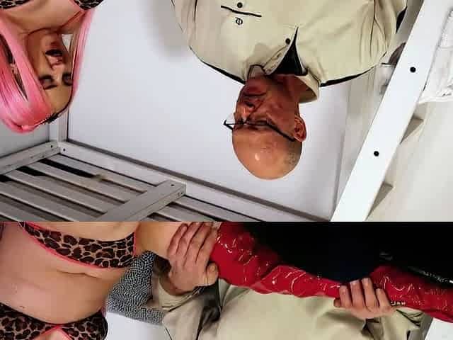german old cuckold husband watch and jerk while his young