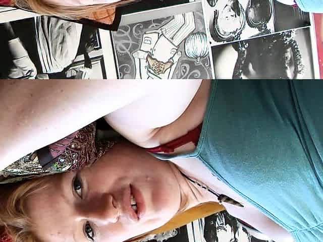 Busty amateur GF webcam solo