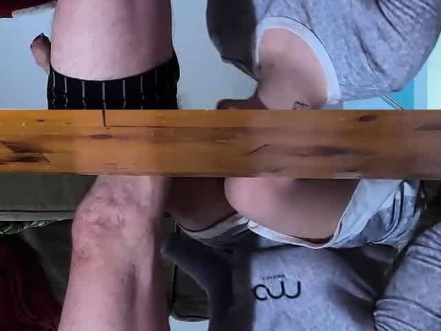 Amateur housewife blowjob and handjob with cumshot