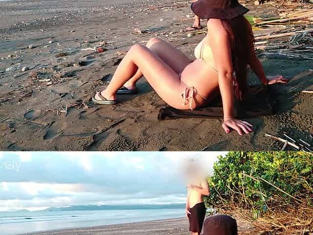 I'M SCREWING A STRANGER! I was at the beach and got drilled. Real porn.