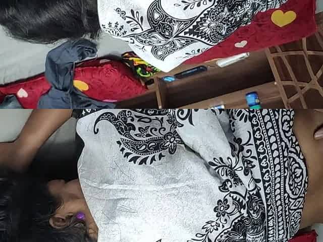 Mallu College Teacher Hot Romantic Hard Fuck in Nighty with Boy in Teacher's Home