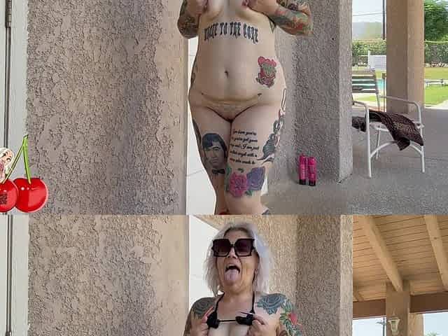 Shaking My Ass & Showering Naked at the Public Pool