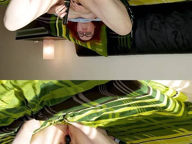 Nicole Bunny Masturbates with a Massage Head on Her Clitoris