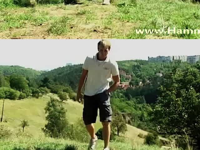 Blonde David Hora from Hammerboys TV