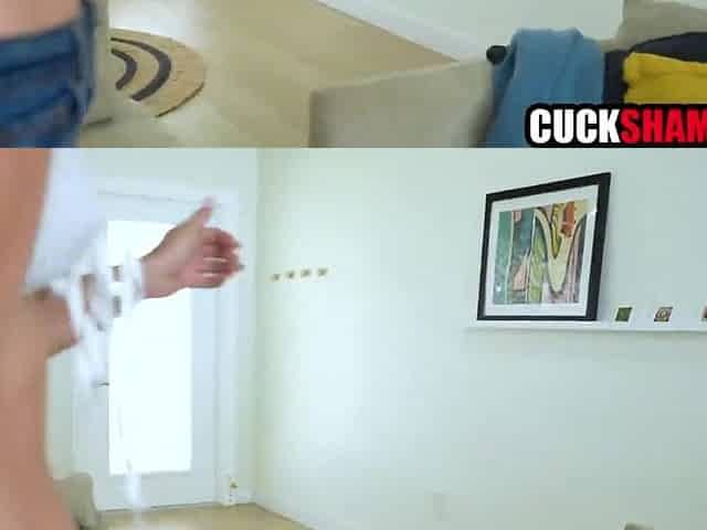 Latin chick wife bangs real estate agent in front of cuck hubby