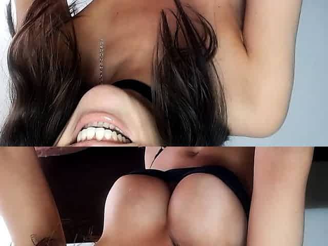 Perky Tits Babe Sucks Her Dildo and Fucks Herself Hard