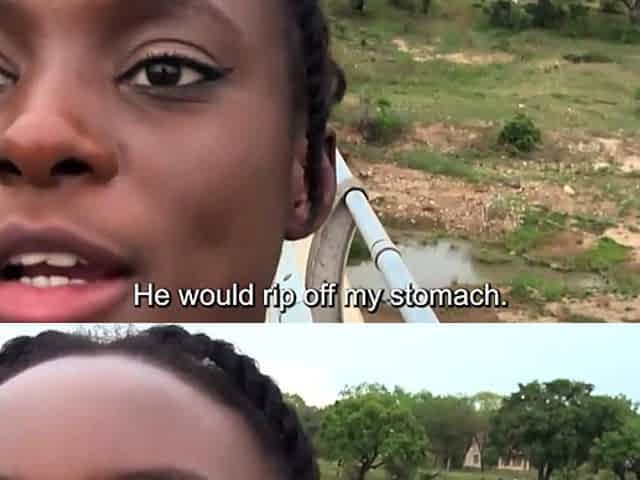 I wrecked this EBONY pussy in the park