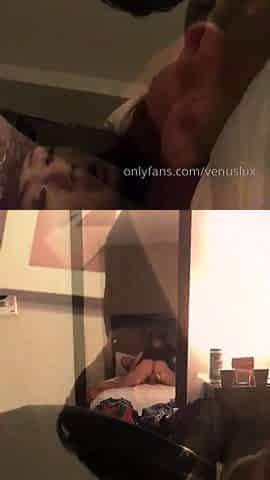 Big assed busty tit fuck and blowjob from curvy stunner