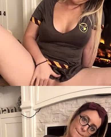 Miss Cassi Harry Porter Dildo Masturbation OnlyFans DM
