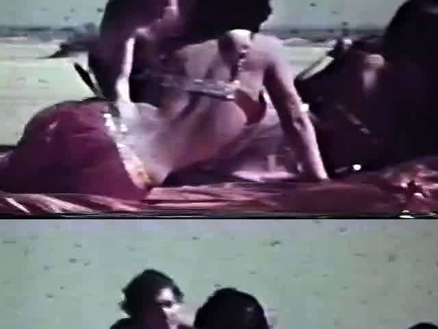 Steamy outdoors threesome with hardcore scene