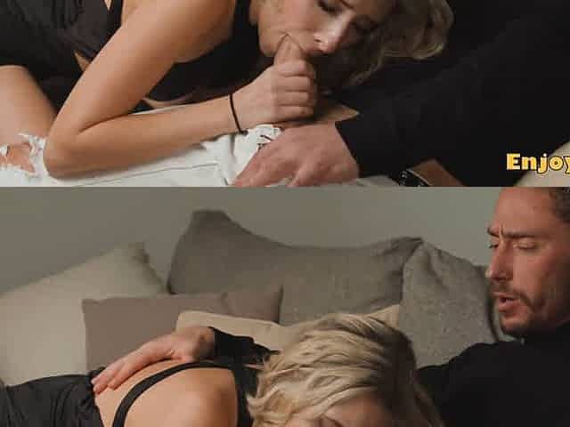 Dirty Tory enjoys when her bf tongues her feet and munches her cum, then ravages her rigid - full HD sex!